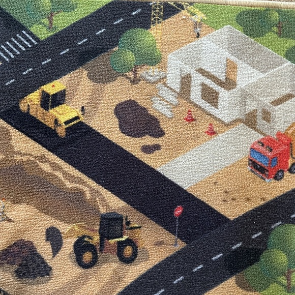 Boys Construction Play Mat - Picture 4 of 5